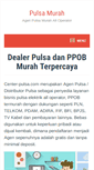 Mobile Screenshot of center-pulsa.com